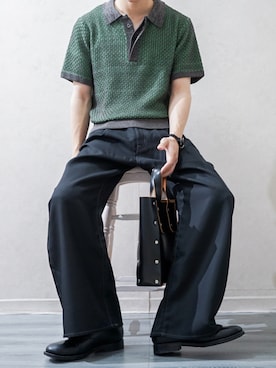 「アイテム（ハンドバッグ）」を使った、Takiさん（メンズ・169cm・20代）の夏コーディネート