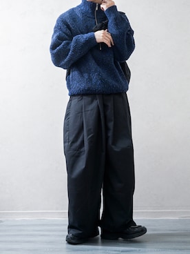 「アイテム（リング）」を使った、Takiさん（メンズ・169cm）の冬コーディネート