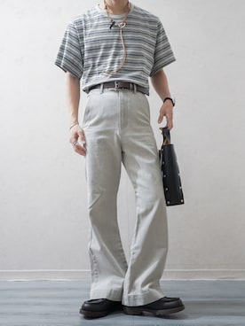 「アイテム（リング）」を使った、Takiさん（メンズ・169cm・20代）の夏コーディネート