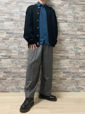 「Lui's（ルイス）のアイテム（トップス）」を使った、Takiさん（メンズ・169cm）の秋コーディネート