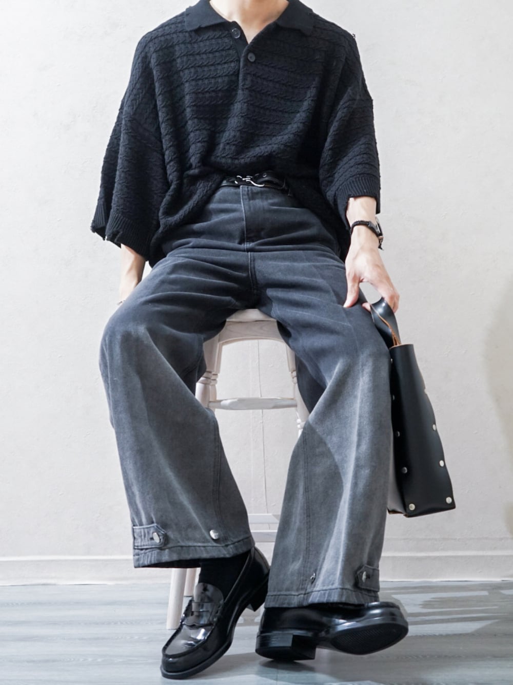 ADRER グラデーションデニム フレアパンツ ADRERのアイテムを使った「グラデーションデニム」の人気