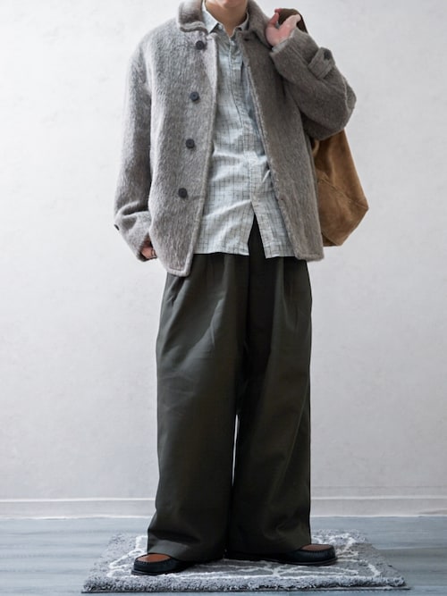 セール】【markaware/marka】別注 TRIPLE PLEATED EASY TROUSERS