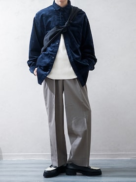 「RAGEBLUE（レイジブルー）のアイテム」を使った、Takiさん（メンズ・169cm）の秋コーディネート