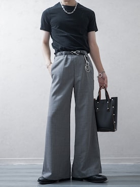 「アイテム（キーケース/キーアクセサリー）」を使った、Takiさん（メンズ・169cm・20代）の夏コーディネート