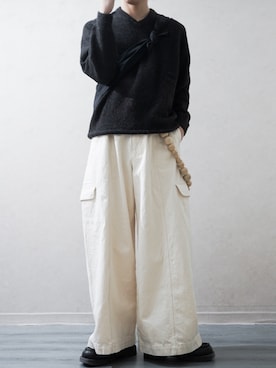 「KLEMAN（クレマン）のアイテム」を使った、Takiさん（メンズ・169cm）の冬コーディネート