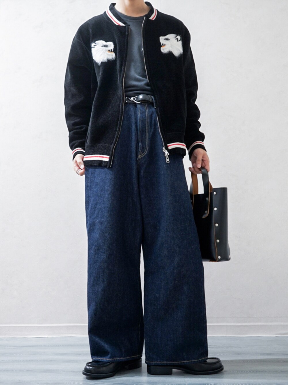 DAIRIKU（ダイリク）の「Needle Punch Reversible Ska Knit