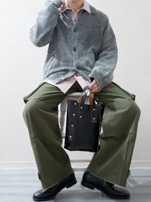 セール】DAIRIKU / ダイリク Vintage Dyed Knit Jacket（カーディガン