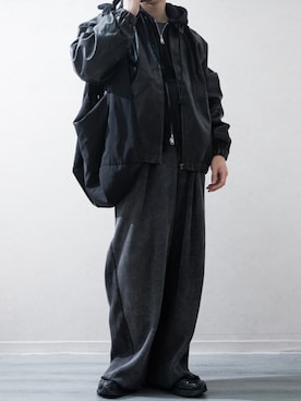 「Starting Over（スターティングオーバー）のアイテム」を使った、Takiさん（メンズ・169cm）の冬コーディネート