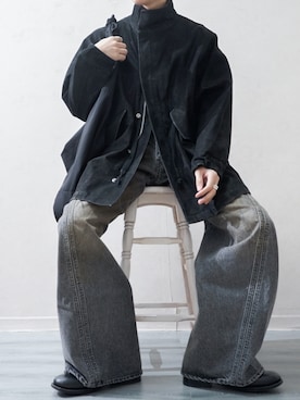 「アイテム（トートバッグ）」を使った、Takiさん（メンズ・169cm・20代）の冬コーディネート