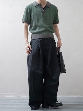 「アイテム（ハンドバッグ）」を使った、Takiさん（メンズ・169cm）の夏コーディネート