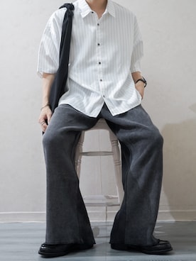「アイテム（バッグ）」を使った、Takiさん（メンズ・169cm）の夏コーディネート