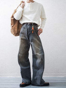 「アイテム（キーホルダー）」を使った、Takiさん（メンズ・169cm・20代）の秋コーディネート
