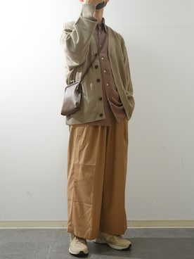 「Lui's（ルイス）のアイテム（パンツ）」を使った、Takiさん（メンズ・169cm）の春コーディネート