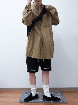 「Dulcamara（ドゥルカマラ）のアイテム」を使った、Takiさん（メンズ・169cm）の秋コーディネート