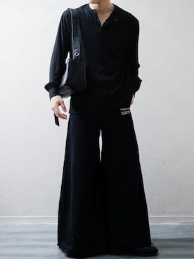 「CIYOT（シヨウト）のアイテム（トップス）」を使った、Takiさん（メンズ・169cm）の春コーディネート