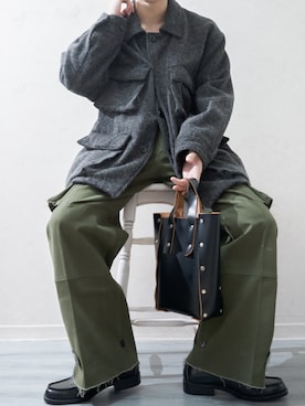 「Steven Alan（スティーブンアラン）のアイテム」を使った、Takiさん（メンズ・169cm）の冬コーディネート