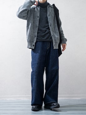 「アイテム（トートバッグ）」を使った、Takiさん（メンズ・169cm・20代）の冬コーディネート