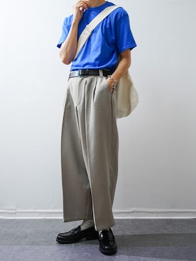 「CASPER JOHN（キャスパージョン）のアイテム」を使った、Takiさん（骨格ウェーブ・メンズ・169cm）の春コーディネート