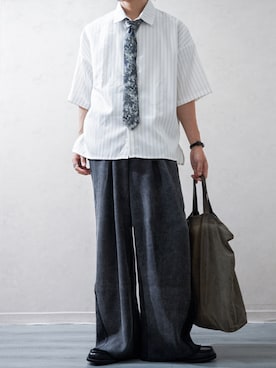 「アイテム（フォーマルスーツ/小物）」を使った、Takiさん（メンズ・169cm）の夏コーディネート