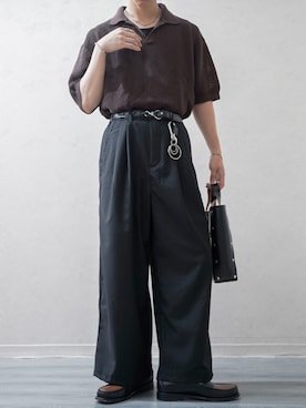 「アイテム（ハンドバッグ）」を使った、Takiさん（メンズ・169cm）の夏コーディネート