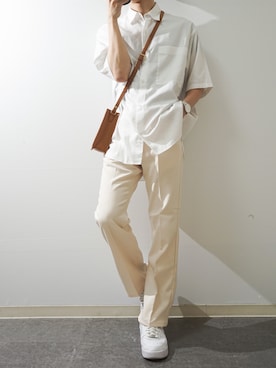 「RAGEBLUE（レイジブルー）のアイテム（パンツ）」を使った、Takiさん（メンズ・169cm）の春コーディネート