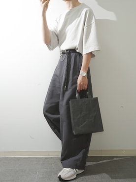 「ごきげんウィーク」｜「アイテム（チノパンツ）」を使った、Takiさん（メンズ・169cm）の春コーディネート