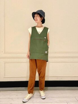 「nitca（ニトカ）のアイテム」を使った、たけむさん（レディース・158cm）の夏コーディネート