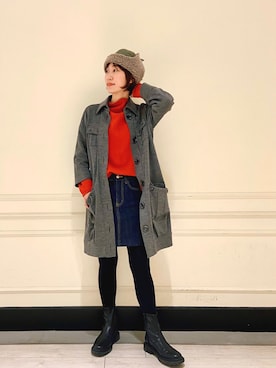 たけむさん（レディース・158cm）の冬コーディネート
