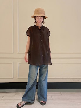 たけむさん（レディース・158cm）の夏コーディネート