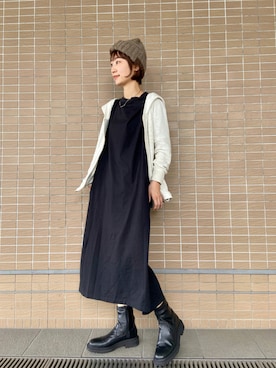 「JOURNAL STANDARD LUXE（ジャーナルスタンダード　ラックス）のアイテム（ワンピース/ドレス）」を使った、たけむさん（レディース・158cm）の秋コーディネート