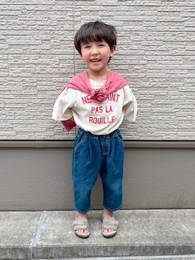 「ZARA」｜Gaku☺︎さん（キッズ・100cm）の夏コーディネート