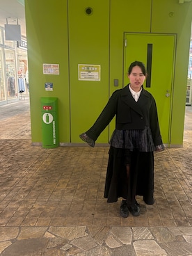 「HARE（ハレ）のアイテム（テーラードジャケット）」を使った、nknanaさん（レディース・157cm）の春コーディネート