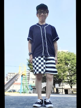 「ファッションを楽しもう」｜「アイテム（その他トップス）」を使った、19nocchi75 さん（レディース・147cm）の夏コーディネート