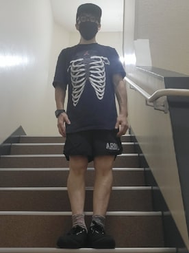 「NIKE(ナイキ)のアイテム(Tシャツ/カットソー)」を使った、19nocchi75 さん(レディース・148cm)の秋コーディネート