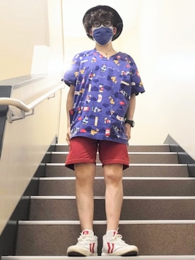 「アイテム（帽子）」を使った、19nocchi75 さん（レディース・148cm）の秋コーディネート