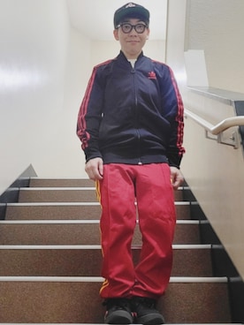 「アイテム（ジャージ）」を使った、19nocchi75 さん（レディース・148cm）の秋コーディネート