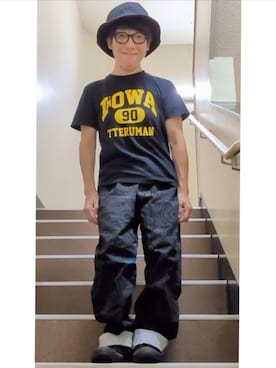 「COOKMAN（クックマン）のアイテム」を使った、19nocchi75さん（レディース・148cm）の秋コーディネート