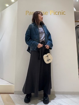 「ポシェット」｜しいさん（レディース・162cm）の秋コーディネート