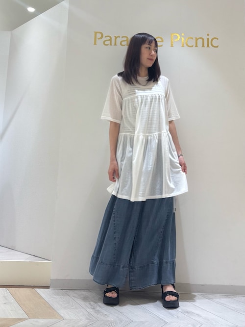 タンクトップ ノースリーブ TRANOI.　TORAリブタンク レディース Paradise Picnic タンクトップ ノースリーブ TRANOI. TORA