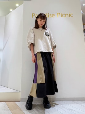 「スエット」｜しいさん（レディース・162cm）の夏コーディネート