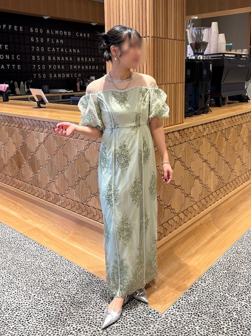 Embroidered sheer dress（ドレス）｜et.UNiVER（エトユニベール）の