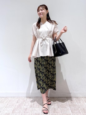 「バッグ」｜annaさん（レディース・167cm）の夏コーディネート