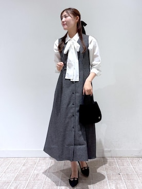 「アイテム（パンプス）」を使った、annaさん（レディース・167cm・20代）の秋コーディネート