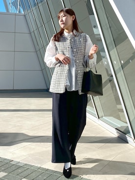 annaさん（レディース・167cm）の冬コーディネート