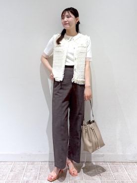 「ROPE' PICNIC（ロペピクニック）のアイテム」を使った、annaさん（レディース・167cm）の夏コーディネート