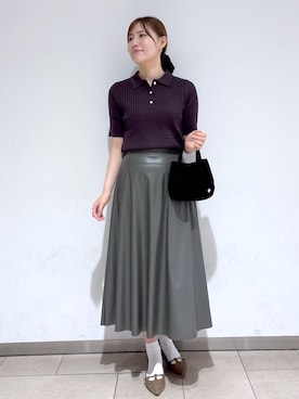 「アイテム（ポロシャツ）」を使った、annaさん（レディース・167cm・20代）の秋コーディネート