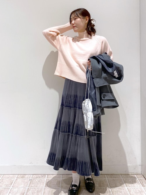 emur/エミュール】ベロアプリーツスカート（スカート）｜ROPE' PICNIC