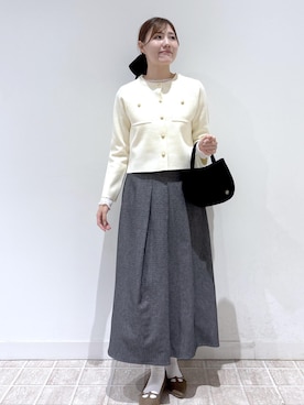 「ROPE' PICNIC（ロペピクニック）のアイテム」を使った、annaさん（レディース・167cm）の秋コーディネート