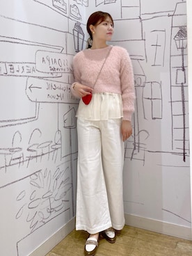 「ポシェット」｜annaさん（レディース・167cm）の冬コーディネート