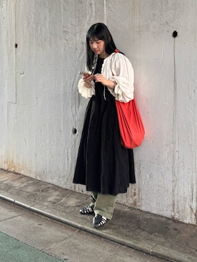 「アイテム（ワンピース/ドレス）」を使った、me youさん（レディース・165cm）の秋コーディネート